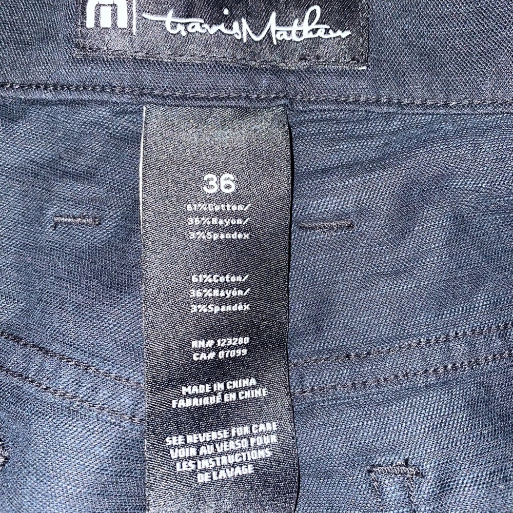 Travis Mathew Golf Pants Lot of 2 Black & Grey Lightweight Men’s Size 36 - Picture 9 of 10